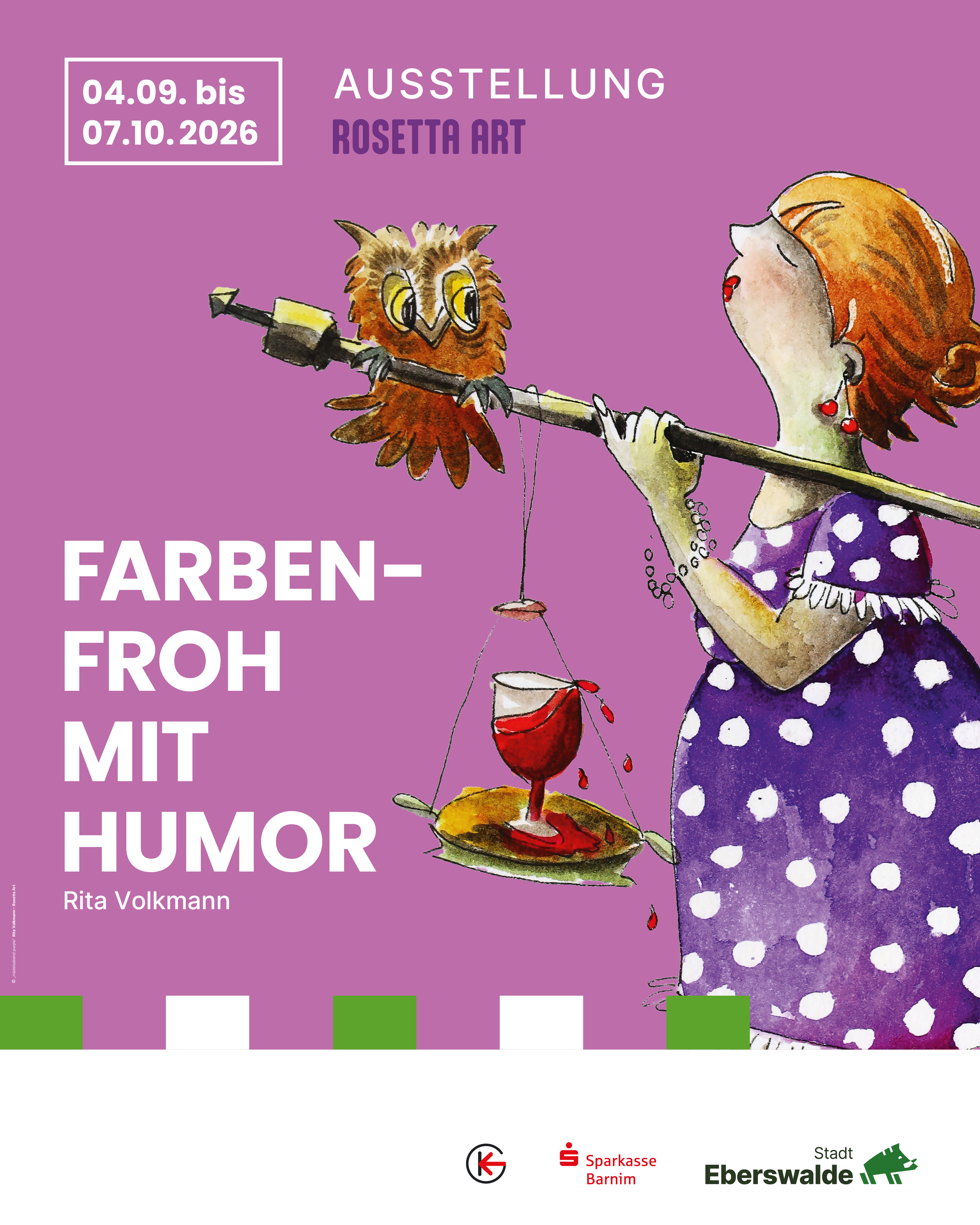 Farbenfroh mit Humor Foto: Bild: Rosetta Art, Lizenz: Stadt Eberswalde
