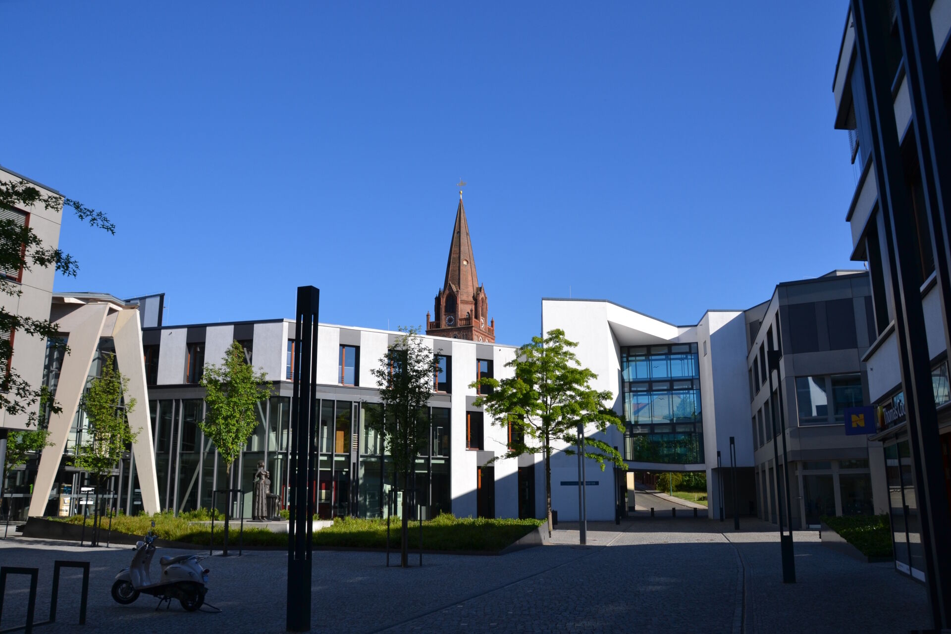 Glaszwischenbau Paul-Wunderlich-Haus Glaszwischenbau Paul-Wunderlich-Haus, Foto: Matthias Schäfer