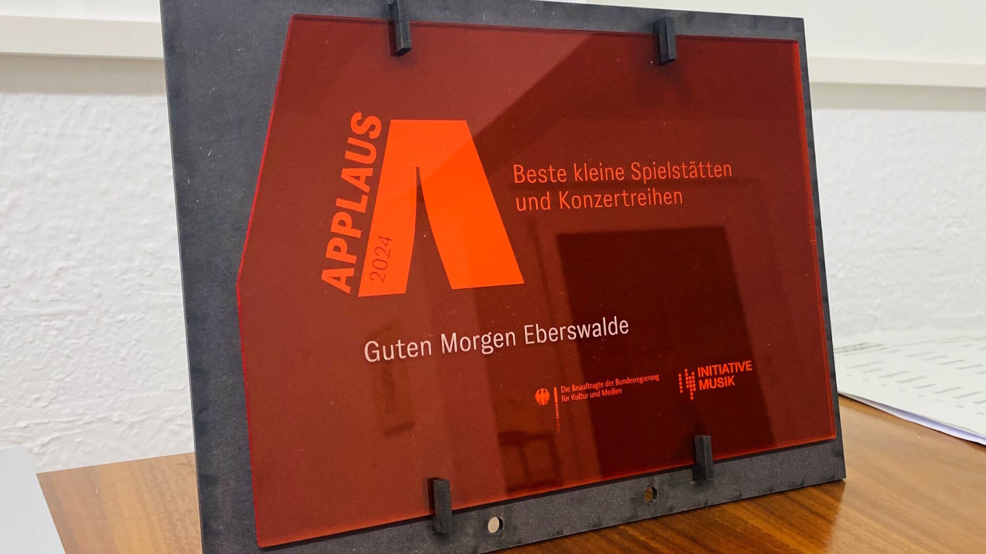 Applaus-Preis für Guten-Morgen-Eberswalde auch im Jahr 2024, Foto: Matthias Schäfer