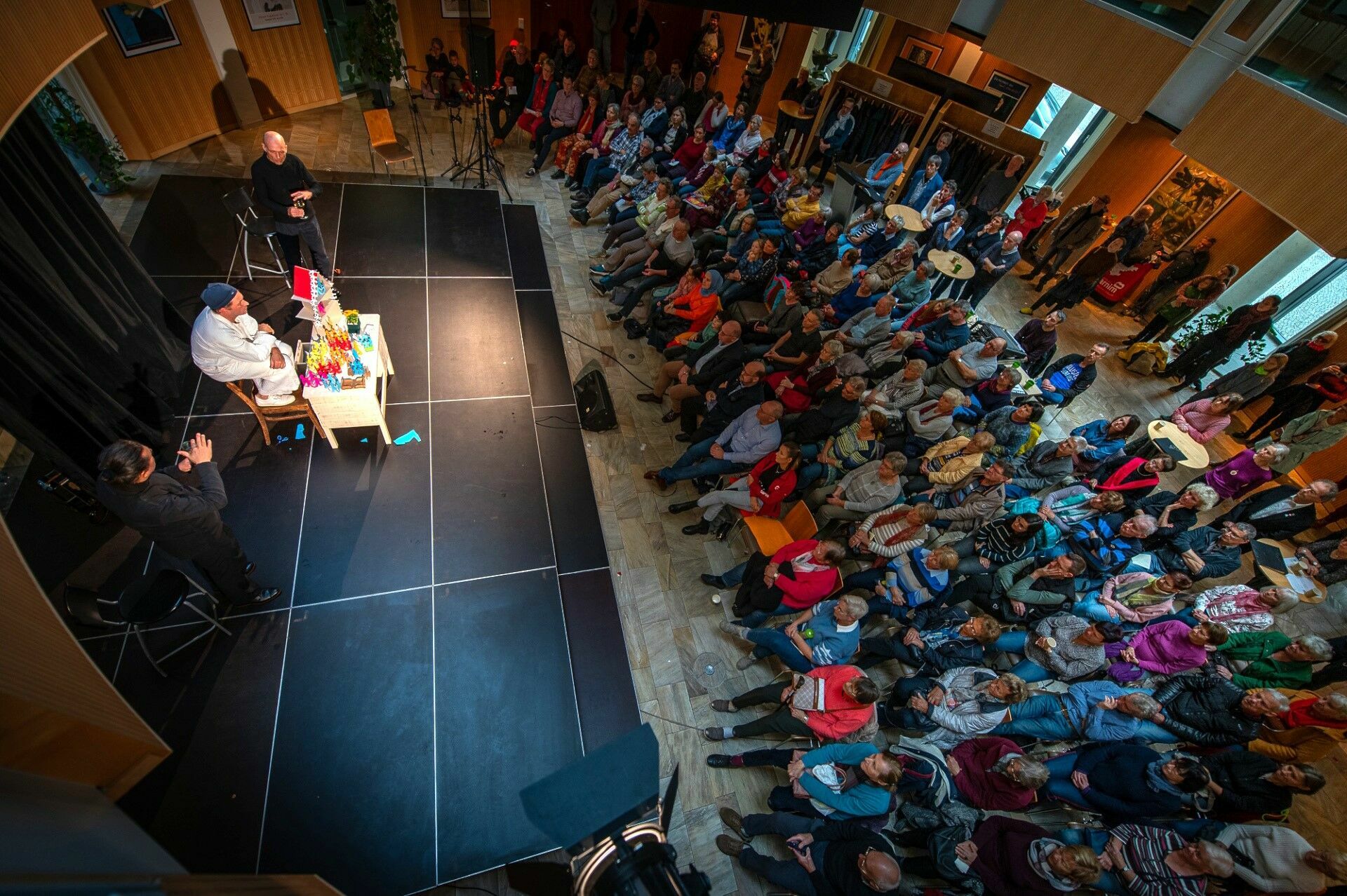 Bühne im Paul-Wunderlich-Haus in Eberswalde, Foto: Steffen Groß