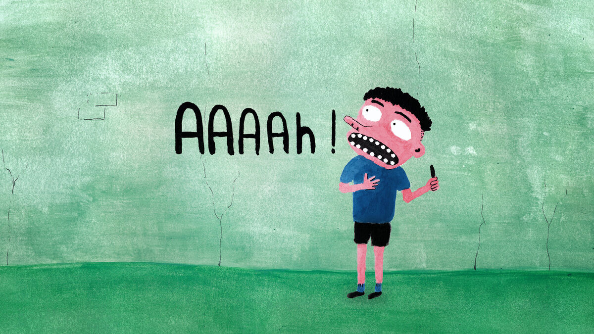 Filmsequenz aus dem Streifen Aaaah!, Foto: Filmstill