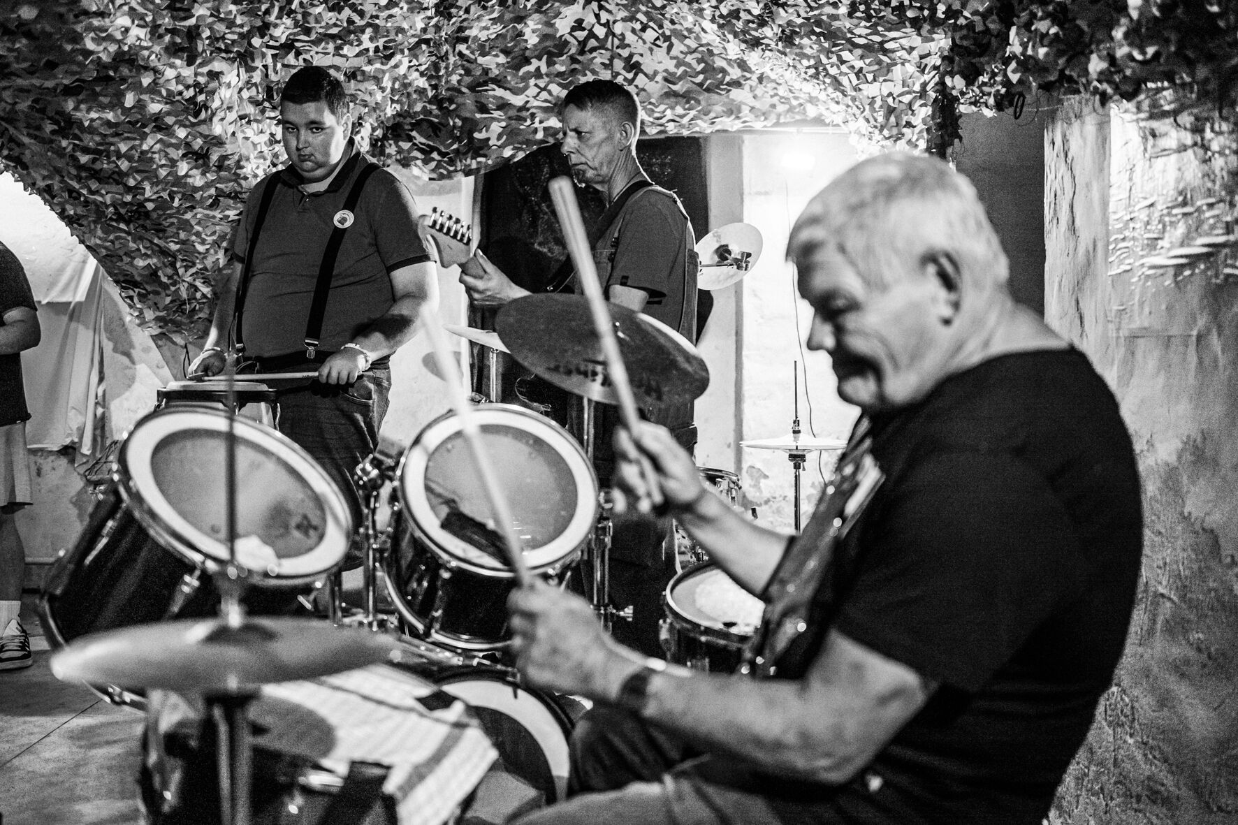  Andreas Janitz (Mitte) mit Justin (links) und Peter (rechts) in Reichenwalde, Foto: Andreas Batke, Lizenz: Andreas Batke