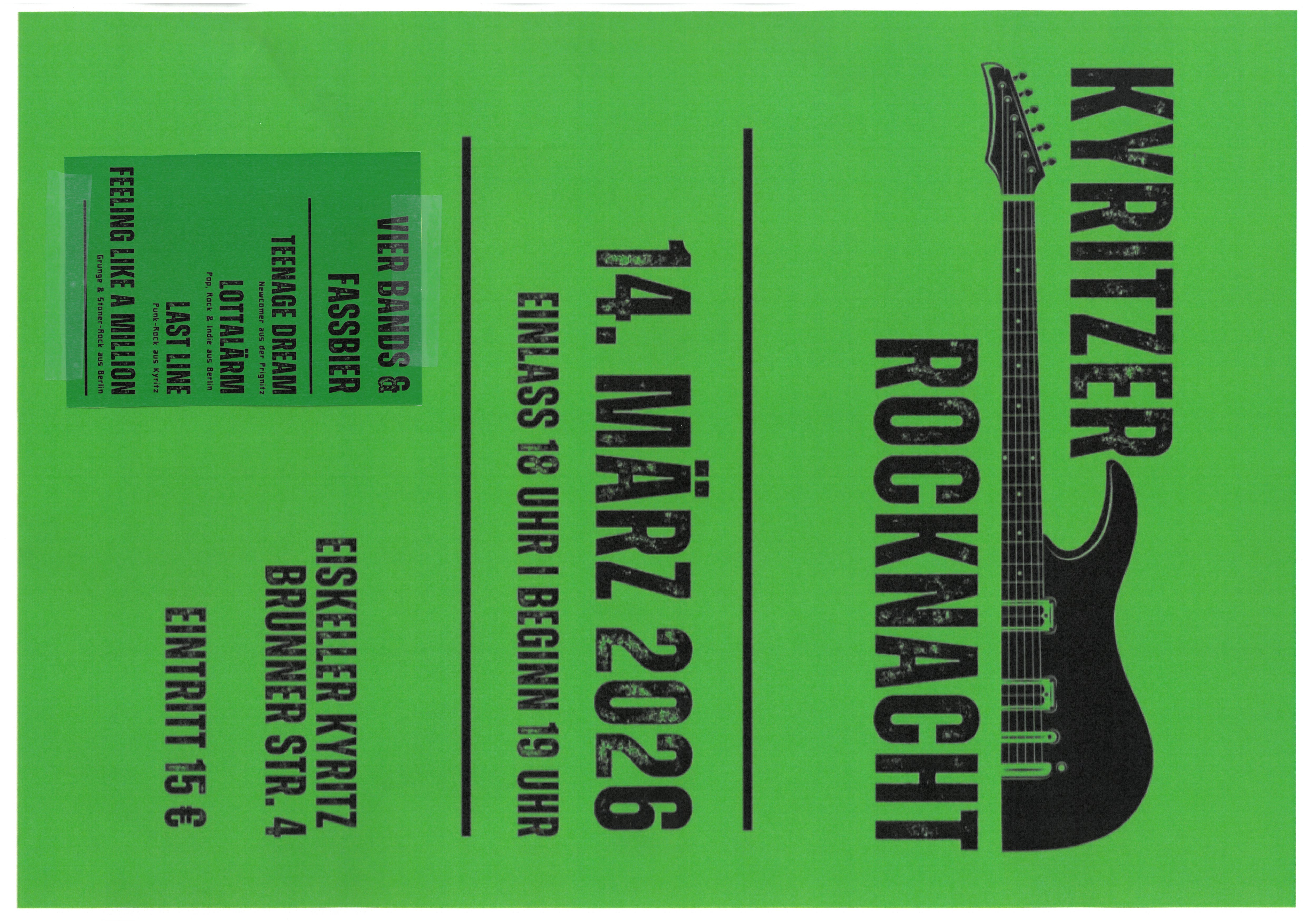 Foto: Kyritzer Rocknacht, Lizenz: Kyritzer Rocknacht