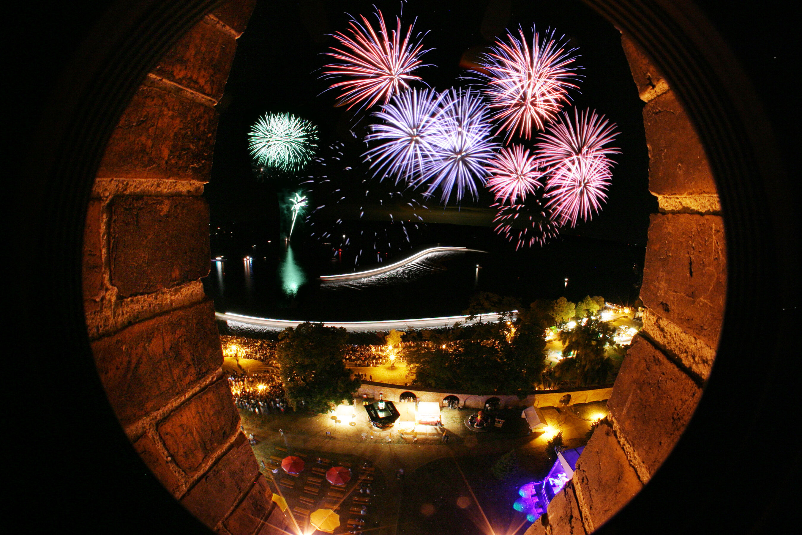 Ruppiner See in Flammen, Foto: Tourismus-Service BürgerBahnhof GmbH, Lizenz: Tourismus-Service BürgerBahnhof GmbH