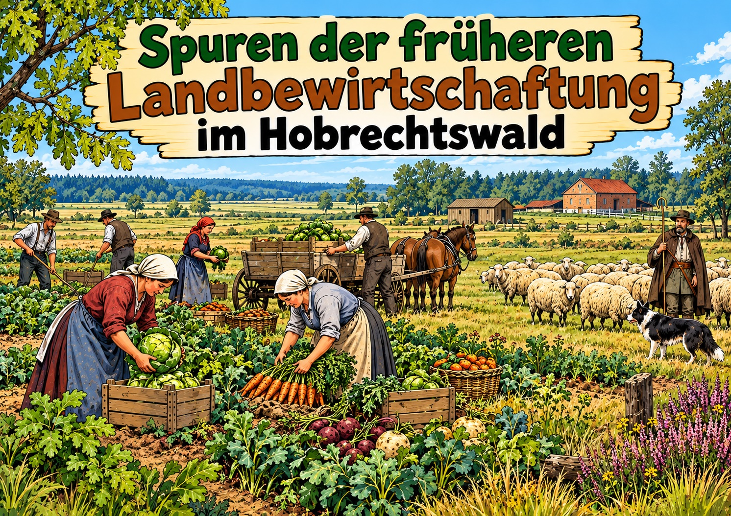 Landbewirtschaftung im Hobrechtswald