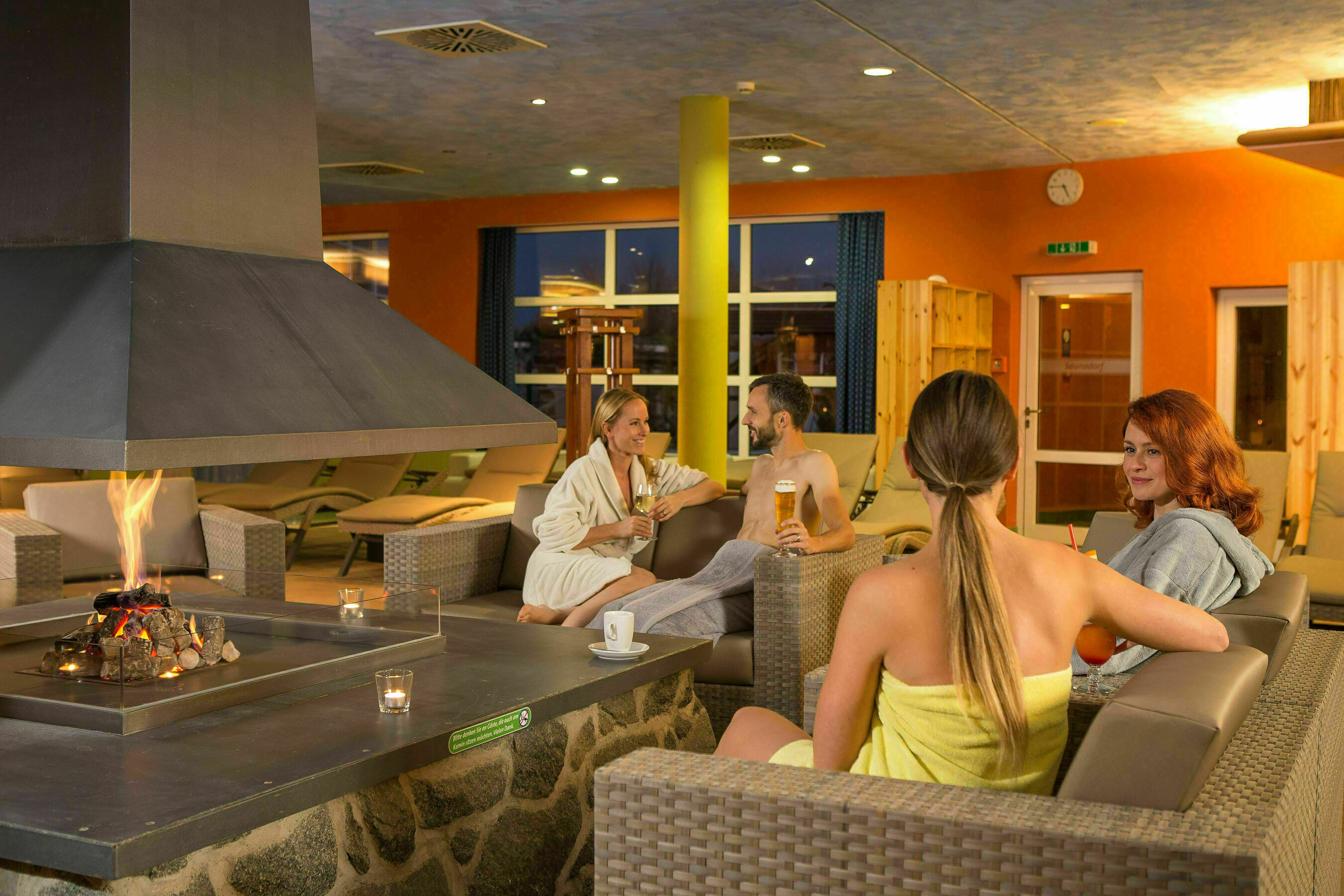 Entspannen in der Ruhescheune, Foto: Manuel Frauendorf, Lizenz: Spreewelten GmbH