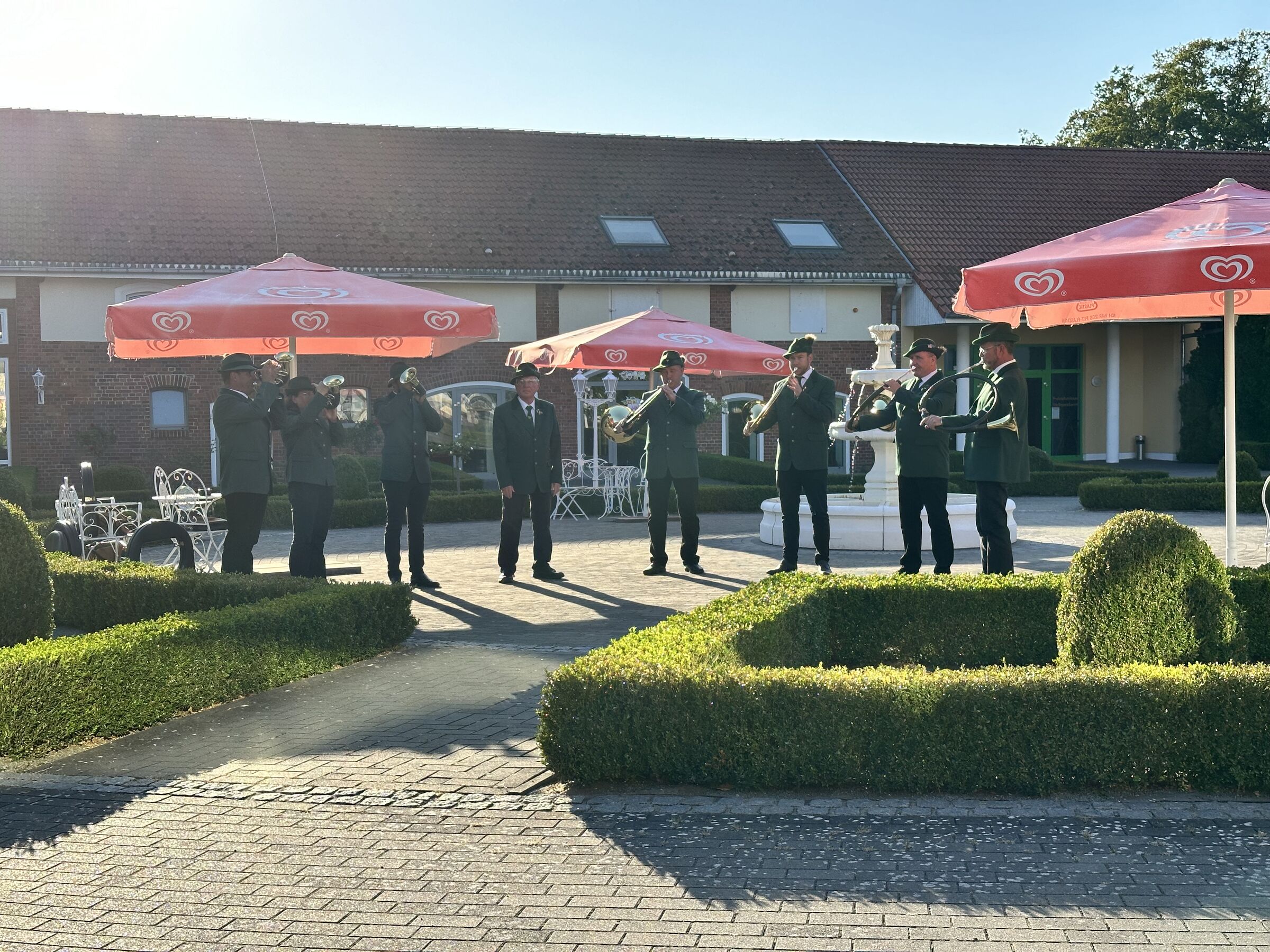 Westprignitzer Jagdhornbläser, Foto: Monique Bessert, Lizenz: Monique Bessert