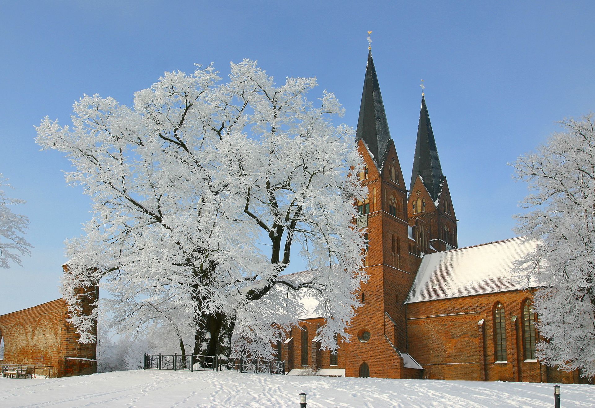Klosterkirche im Winter, Foto: privat, Lizenz: privat