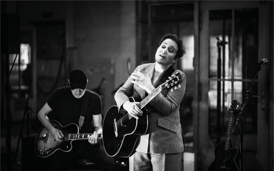 Katharina Franck und Werner Neumann im Hangar-312, Foto: Katharina Franck, Lizenz: Katharina Franck