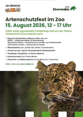 Artenschutzfest im Zoo