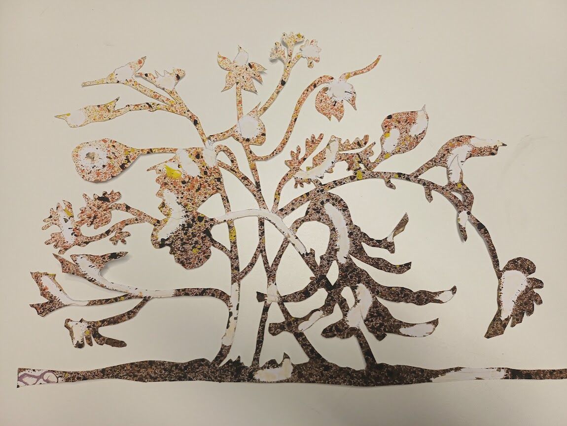 Scherenschnitt als Vorlage zum Zeichnen, Foto: Hendrik Schink, Lizenz: Hendrik Schink