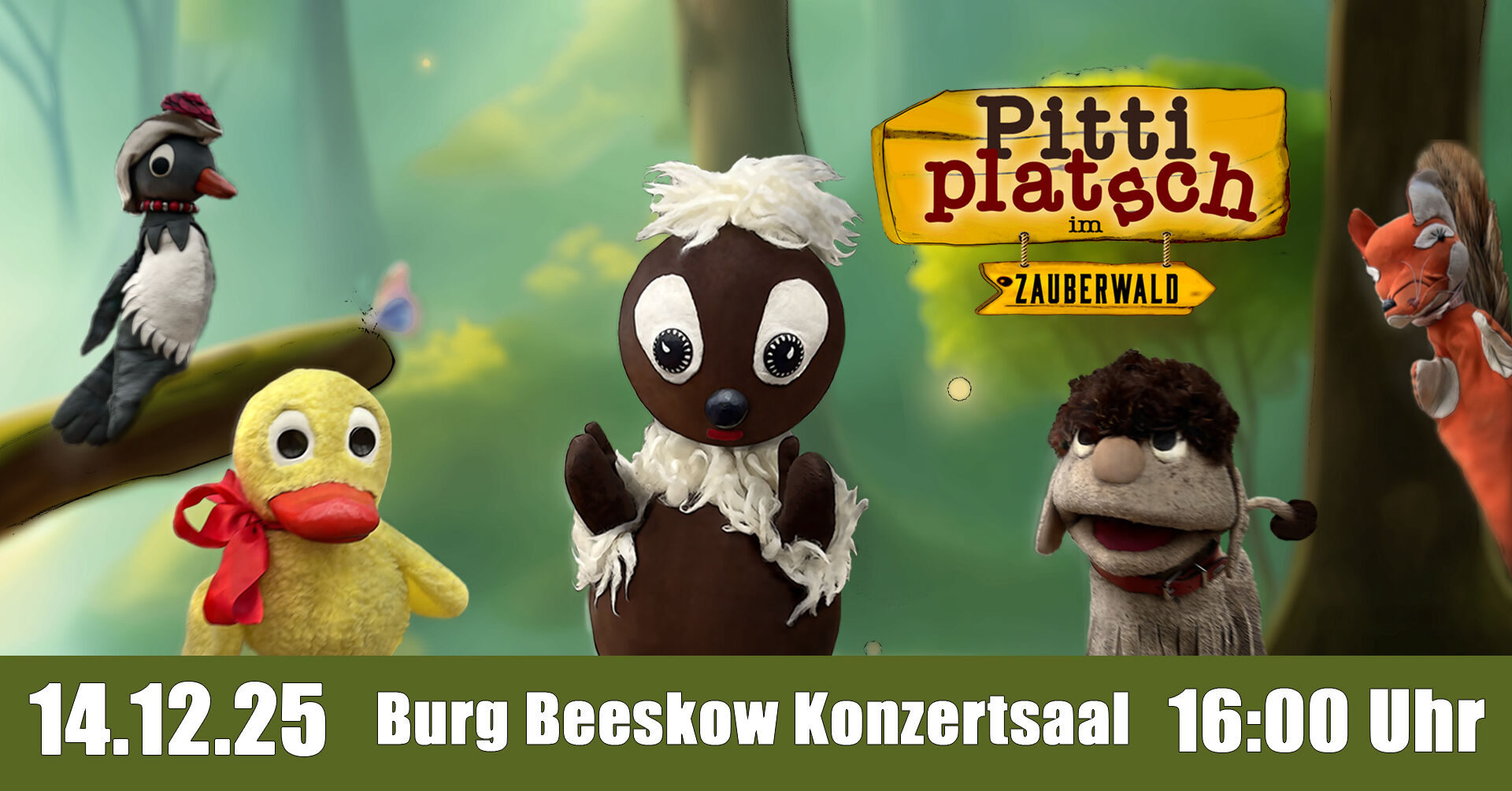 Pittiplatsch im Zauberwald, Foto: Margraf Künstler Agentur© rbb und MDR; Lizenz durch rbb media, Lizenz: Margraf Künstler Agentur © rbb und MDR; Lizenz durch rbb media