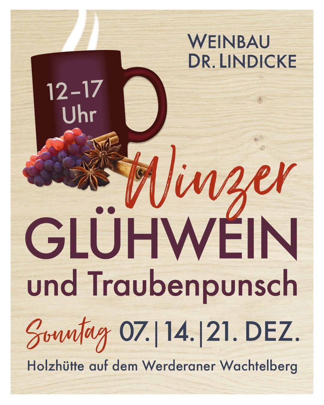 Winzer Glühwein, Foto: Weinbau Dr. Lindicke, Lizenz: Weinbau Dr. Lindicke