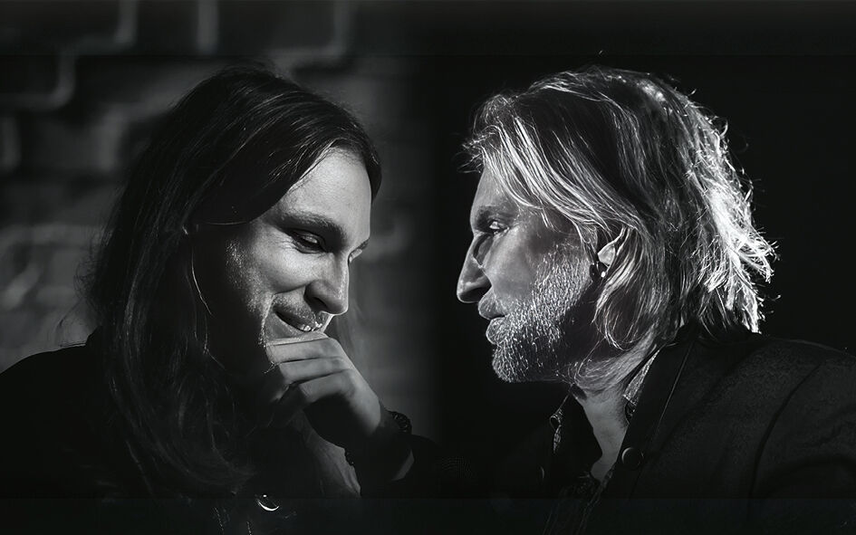 Zöllner und Schmid im Hangar-312, Foto: Johanna Bergmann, Lizenz: Johanna Bergmann