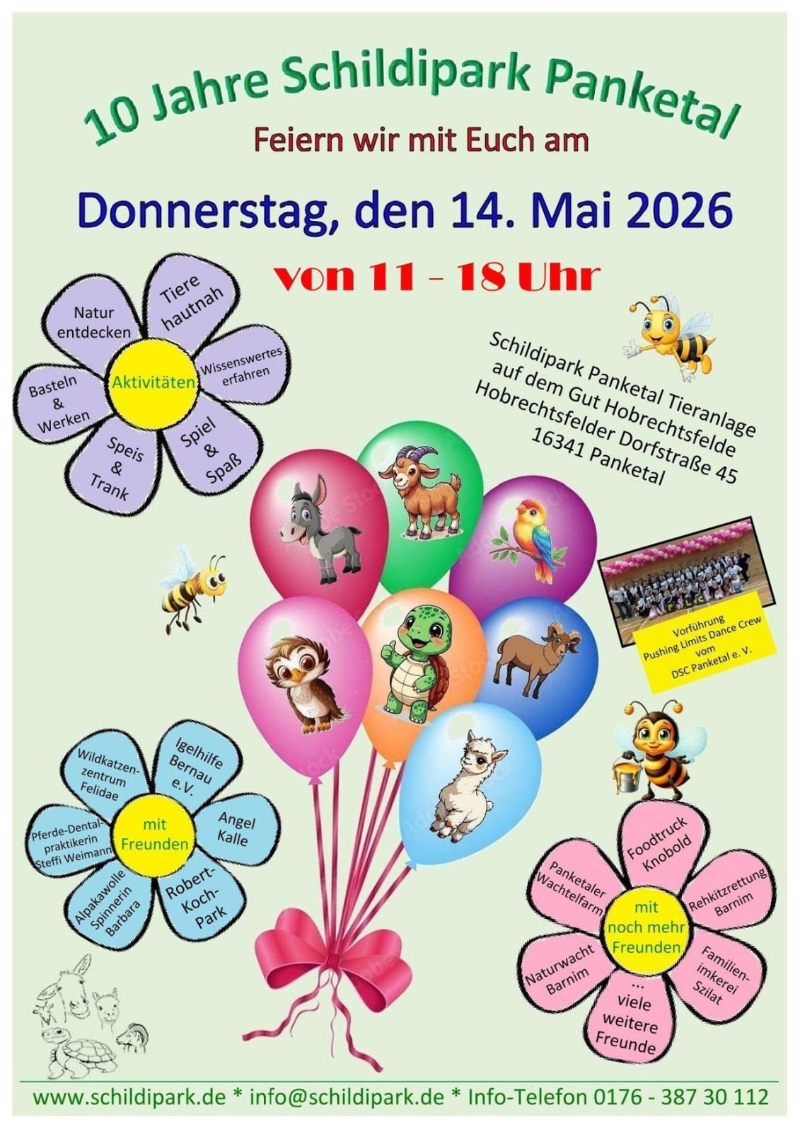 Flyer 10 Jahre Schildipark