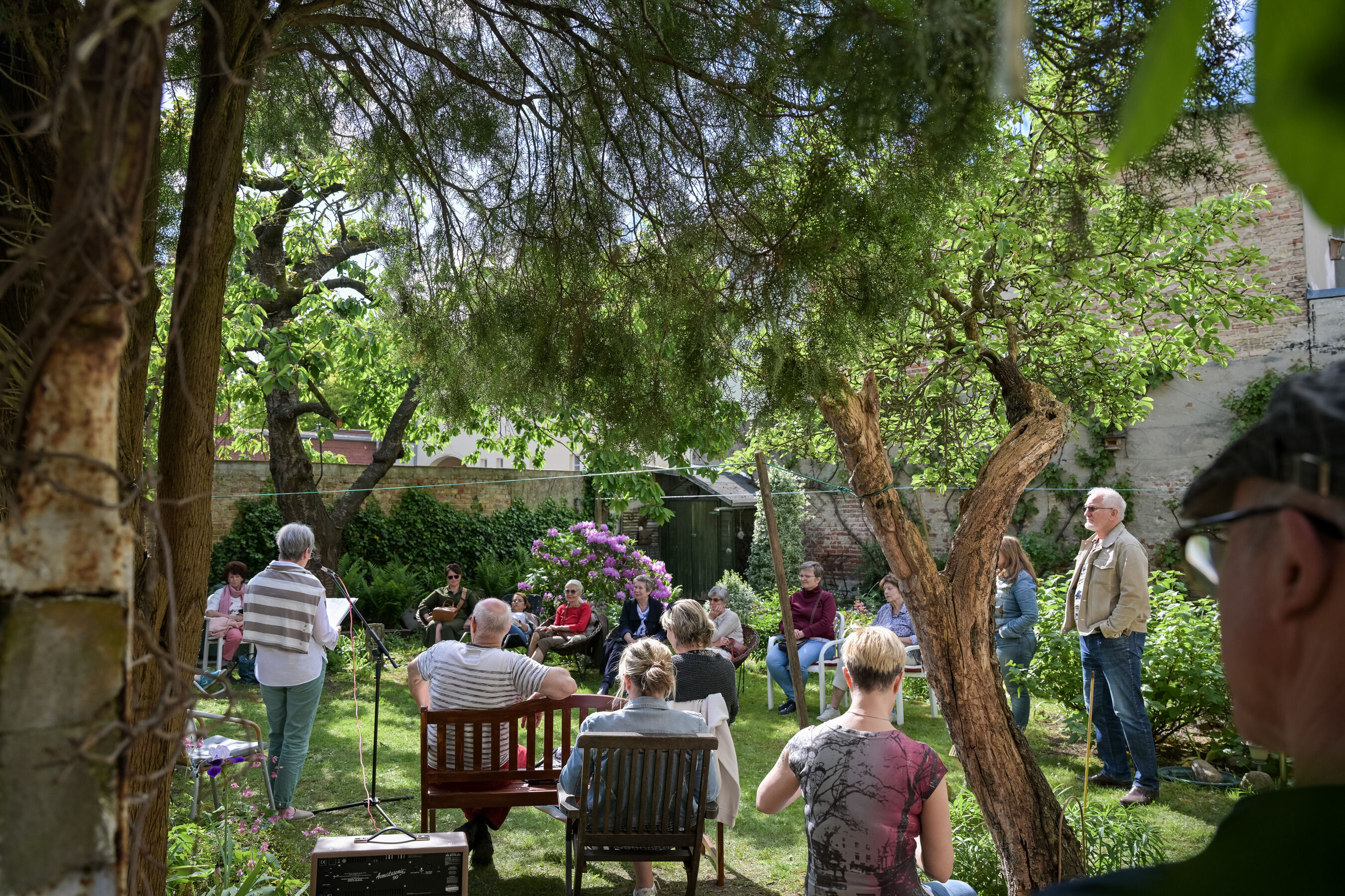 Hereinspaziert! Neuruppiner öffnen ihre Höfe 2024, Foto: Henry Mundt, Lizenz: Fontane-Festspiele gUG