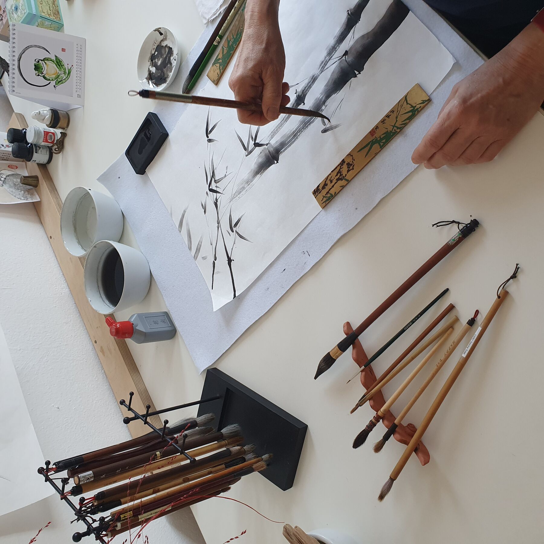 Sumi-e, Foto: Uta Wilczok, Lizenz: Uta Wilczok