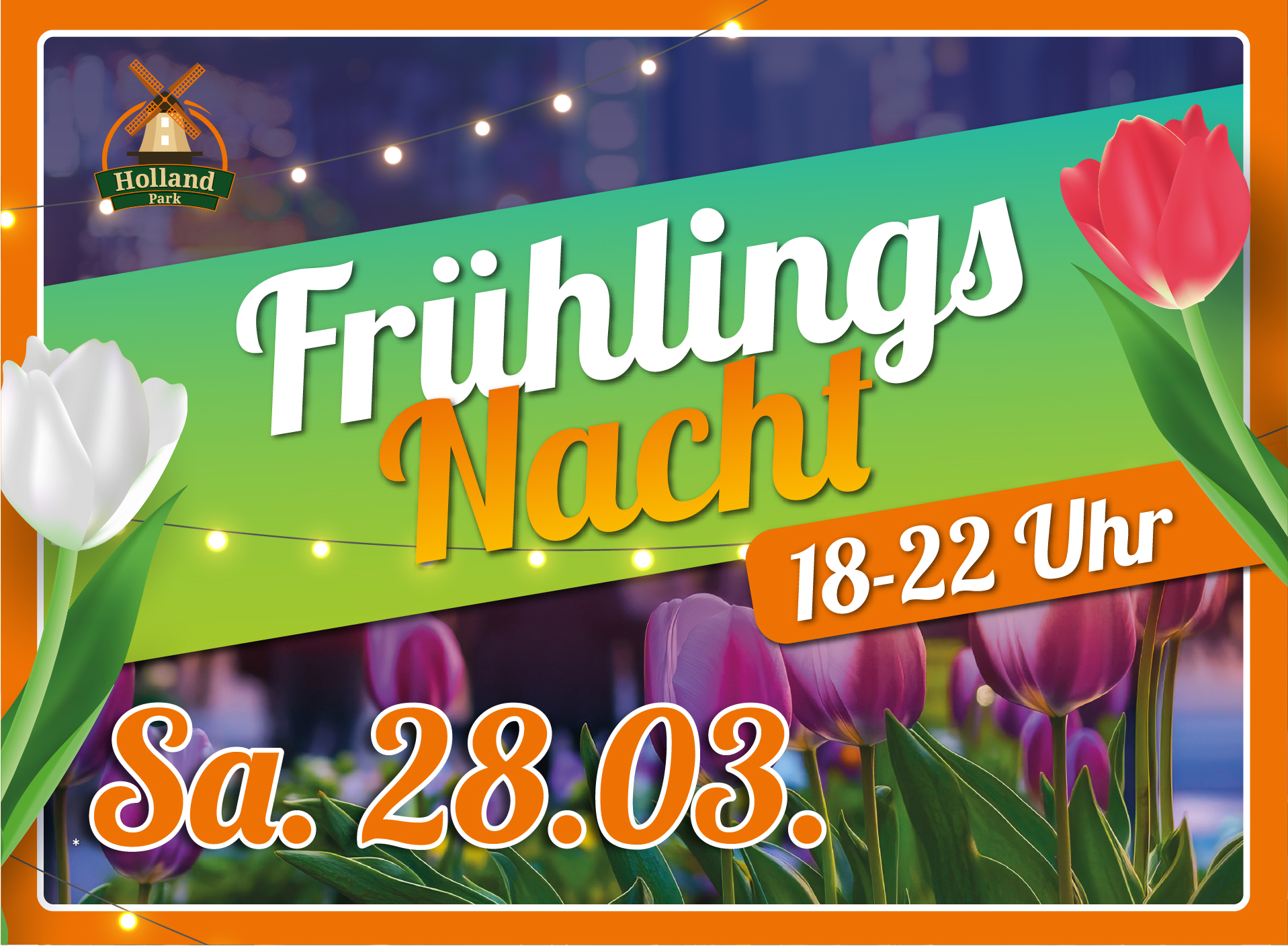 Frühlingsnacht im Holland-Park