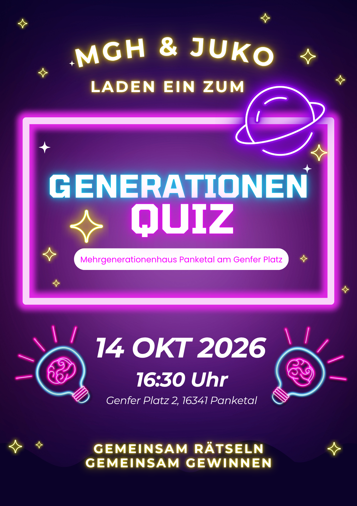 Generationen Quiz am 14.10.2026