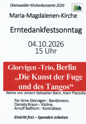 Die Kunst der Fuge und des Tangos