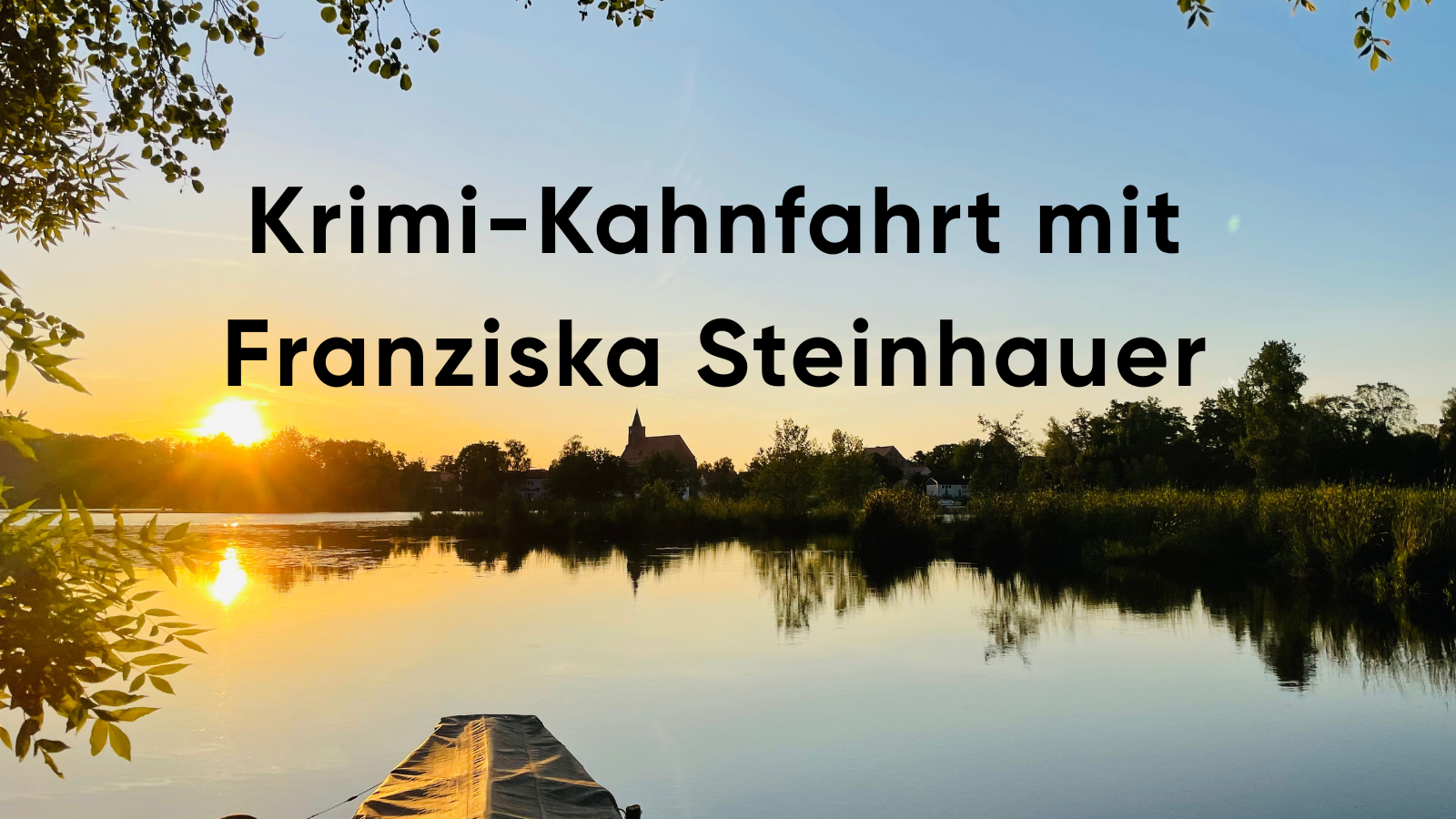 Abendliche Krimi-Kahnfahrt