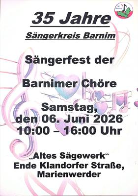 35 Jahre Sängerkreis Barnim