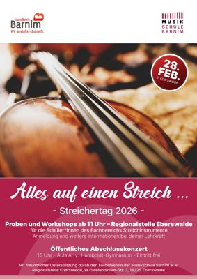 Alles auf einen Streich – Streichertag 2026