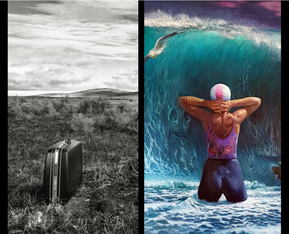 SEIN oder nicht SEIN, Foto: Michael Dressel & C.D. Aschaffenburg, Lizenz: Stadtgalerie Kunst-Geschoss