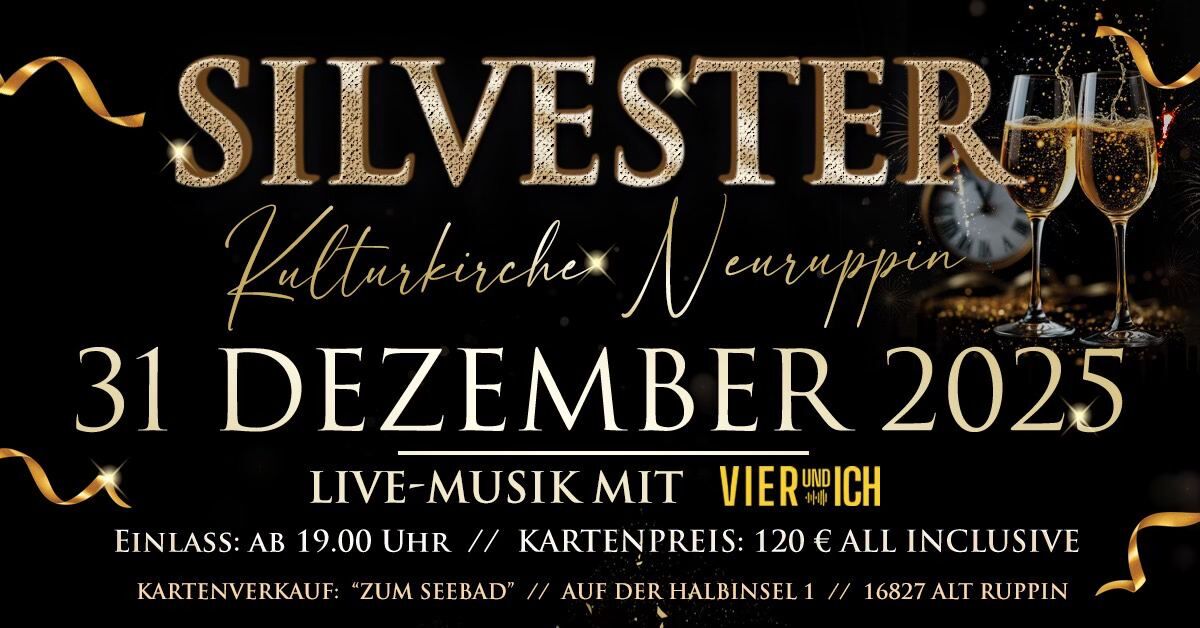 Silvesterparty Kulturkirche, Foto: Seebad Alt Ruppin, Lizenz: Seebad Alt Ruppin
